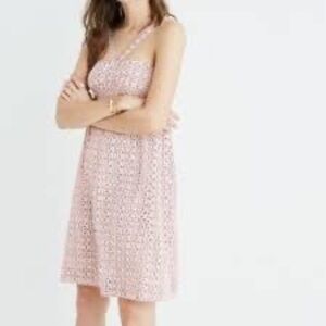 MADEWELL Convertible Halter Dress 6 Echo Grid  Size 10
